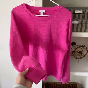 J. Crew pink sweater